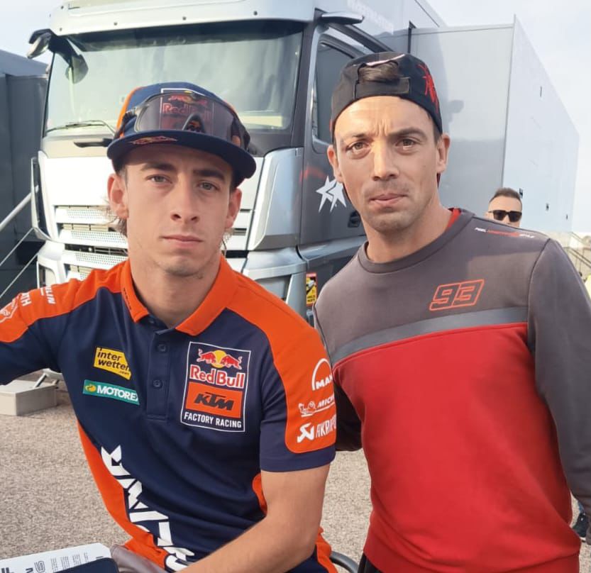 Invitado junto a un piloto de MotoGP