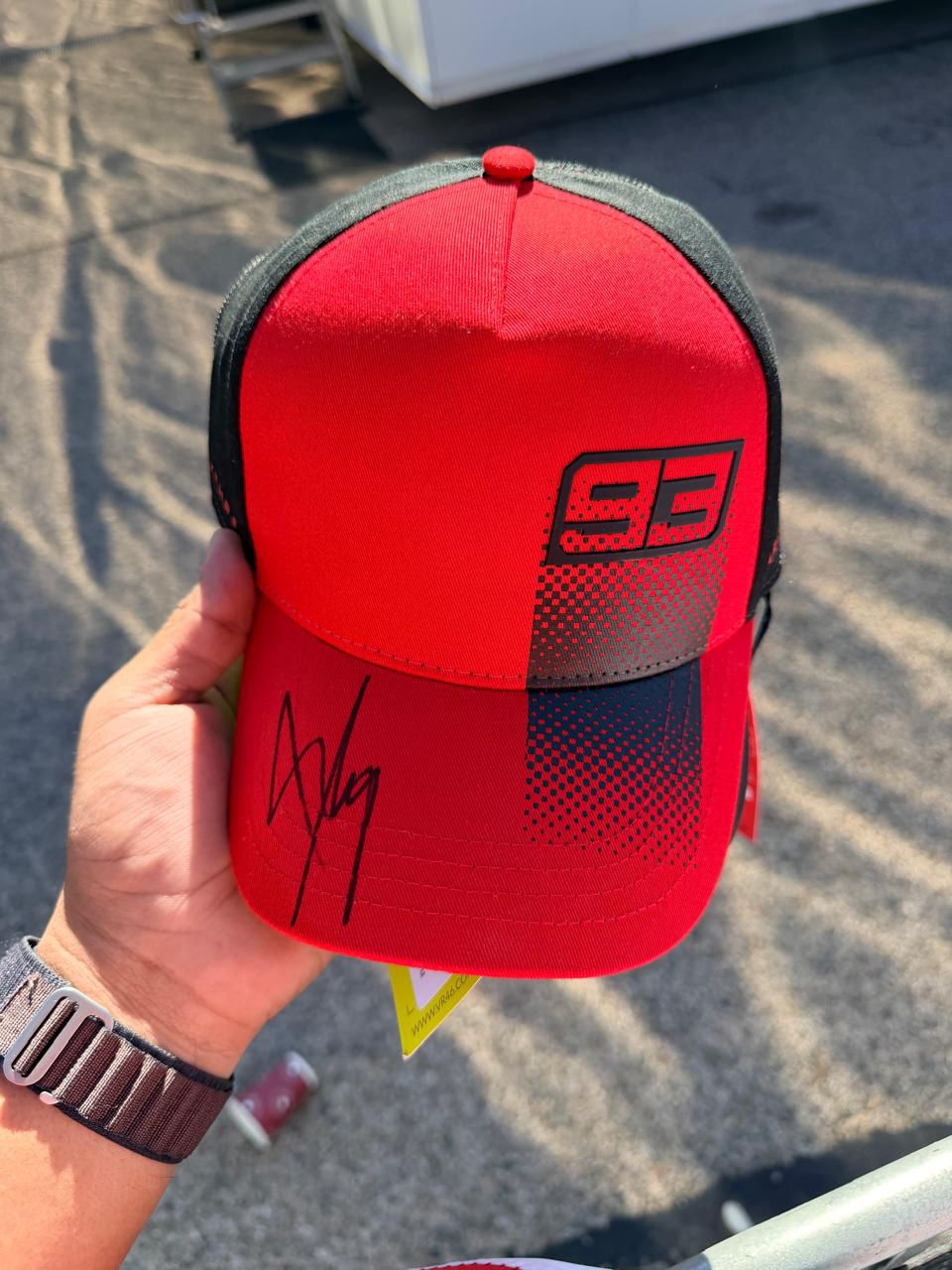 Recuerdo firmado de la experiencia